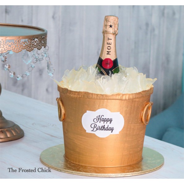 Champagne Ice Bucket Cake